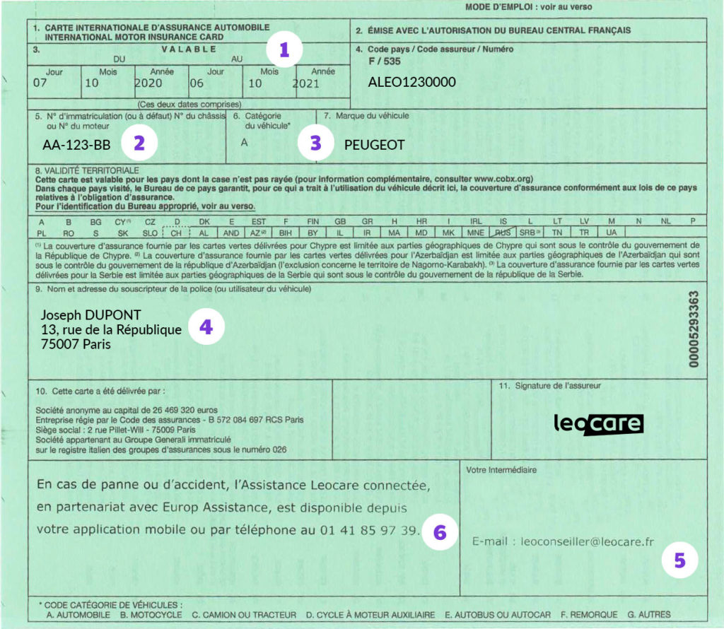 Carte Verte Assurance