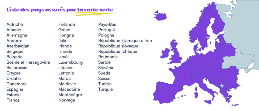 carte pays assurance carte verte