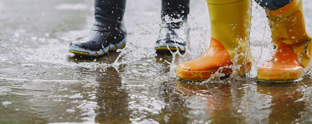 bottes de pluie inondation