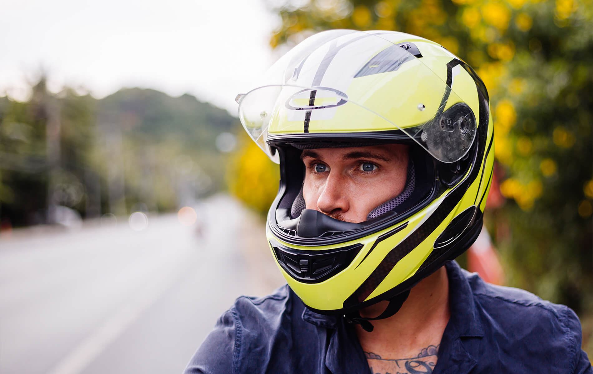 casque moto homme