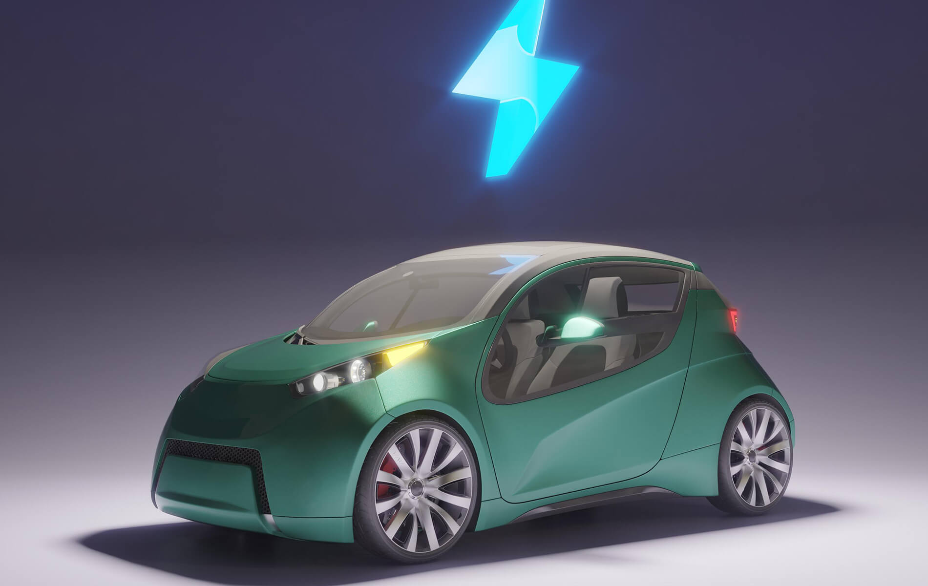 voiture électrique 4D