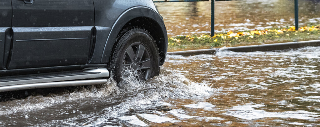 voiture inondation