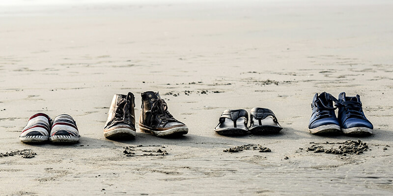 chaussures plage