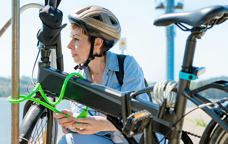 cycliste velo electrique